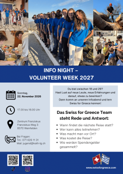 Infoabend zum Einsatz 2027
